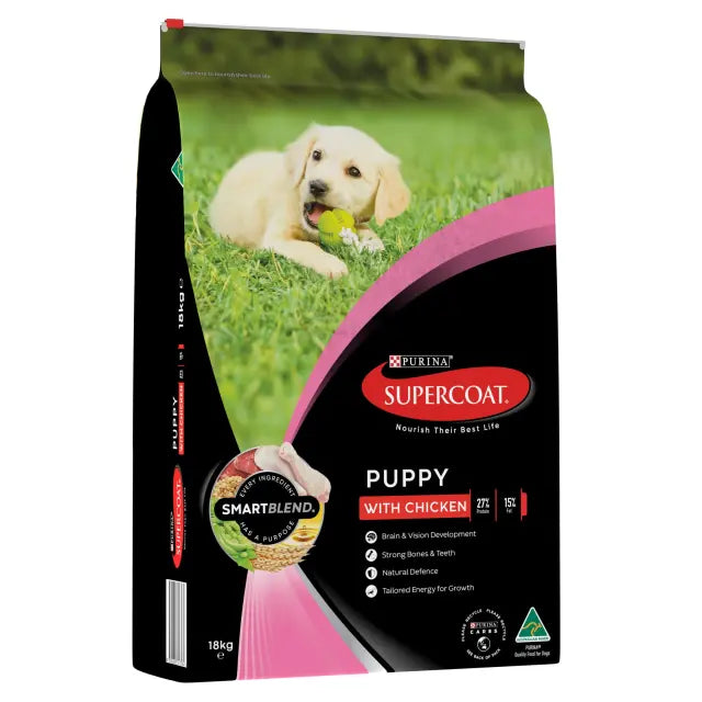 Supercoat Puppy Chicken 18KG