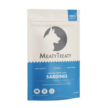 Meaty Treaty Freeze Dried Whole Sardine 100G
