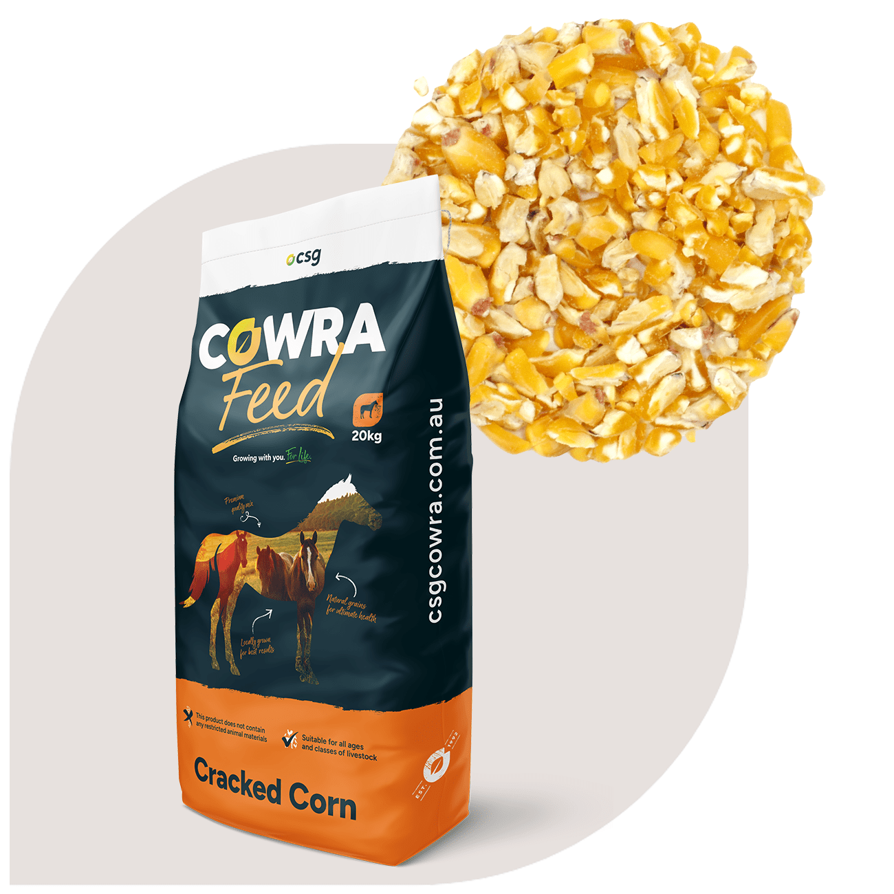 Cowra Seed Cracked Corn