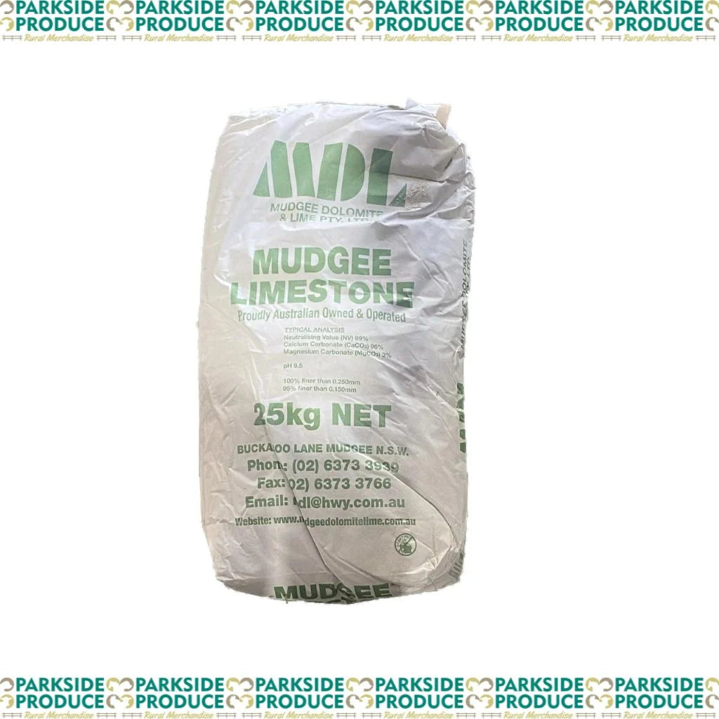 Mudgee Ground Limestone 25KG