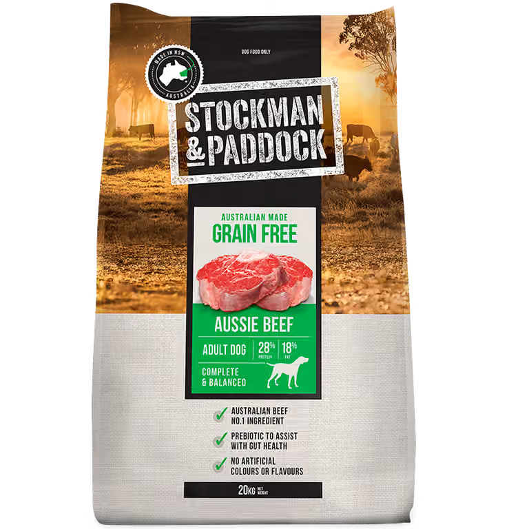 Stockman & Paddock Grain Free Beef 20KG