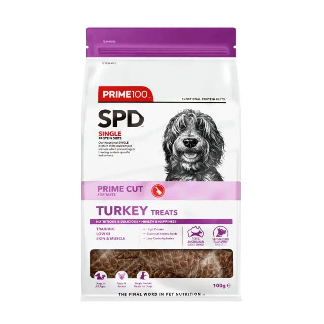 Prime SPD Turkey Treats 100G