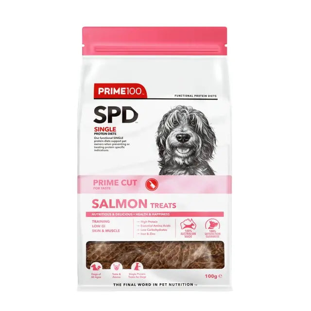 Prime SPD Salmon Treats 100G