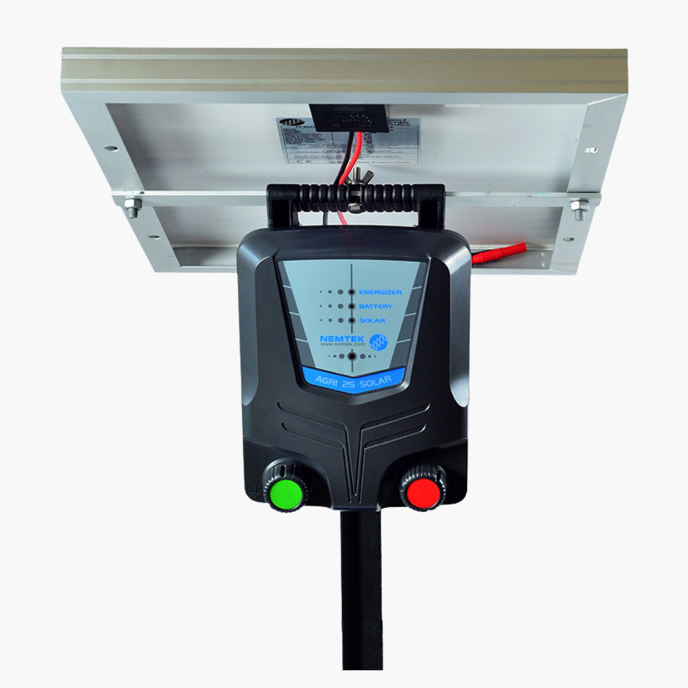 Nemtek Agri Solar 25km Portable Energiser