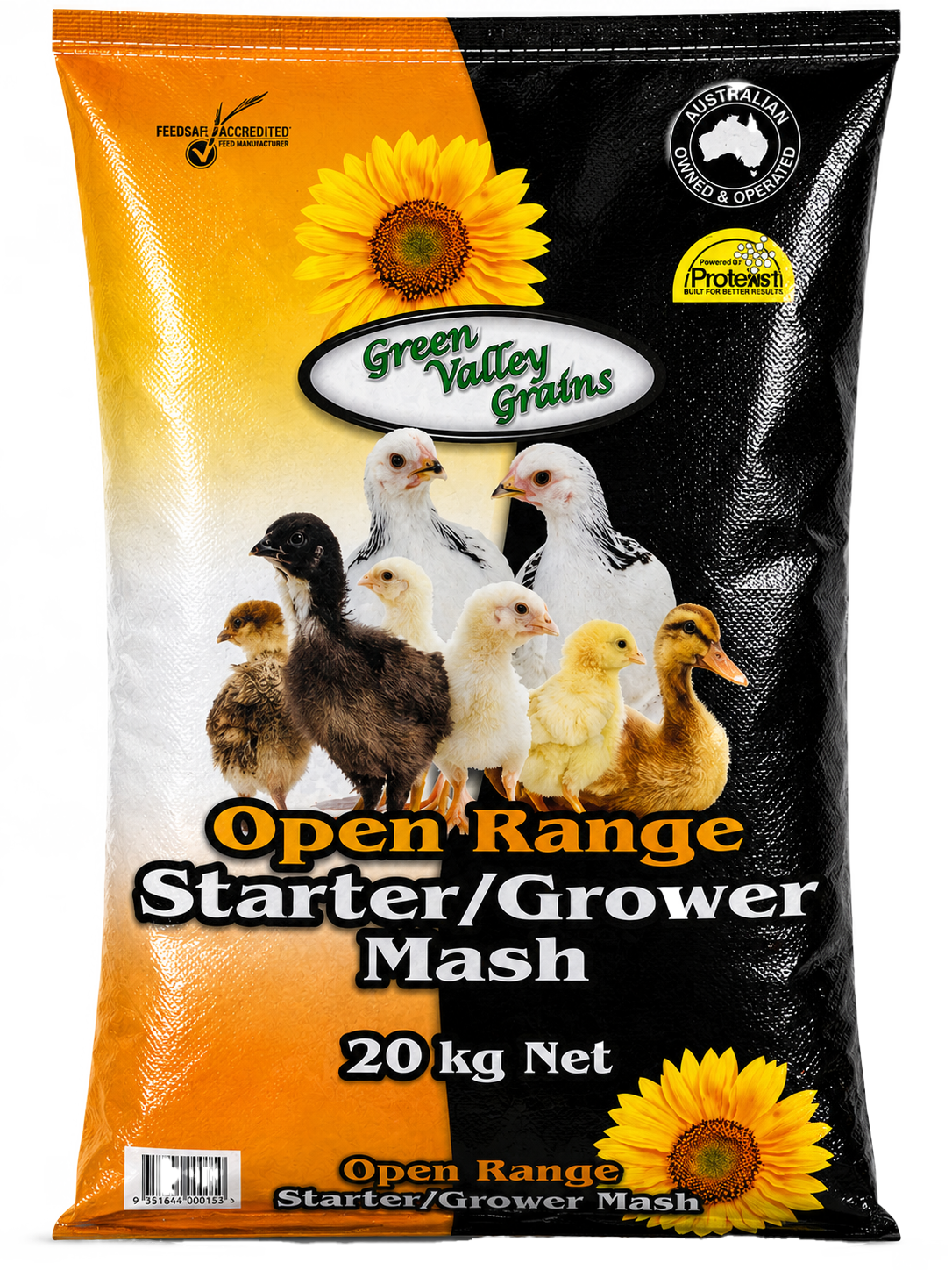 Green Valley Open Range Starter Grower Mash 20KG